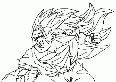 Goku Coloring Pages Super Saiyan - High Quality Coloring Pages