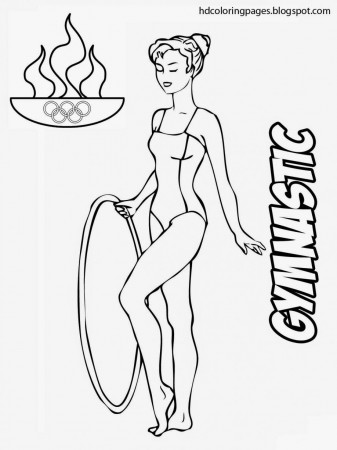 Gymnastics Vault Coloring Pages Gymnastics Coloring Pages Olympic ...