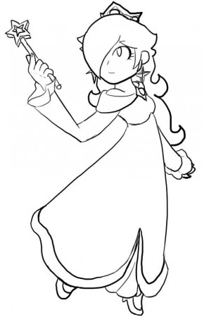 Rosalina Printable Coloring Pages - High Quality Coloring Pages