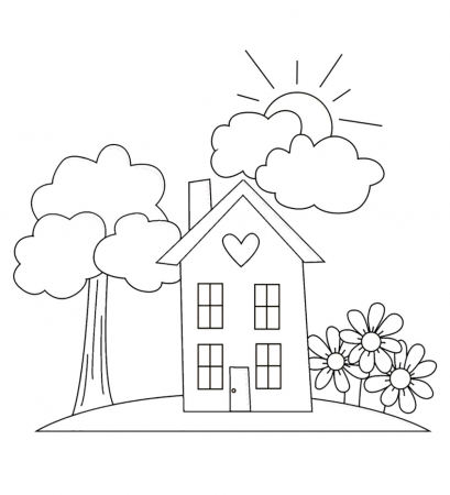 Home Garden Coloring Pages For Kids #Ga : Printable Gardening ...