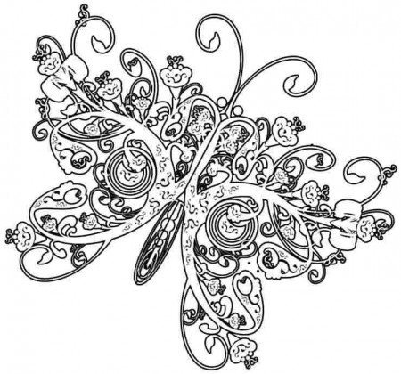 Endless Creations with Butterfly Coloring Pages Free Printable ...