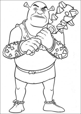 Drawing Shrek #115153 (Animation Movies) – Printable coloring pages