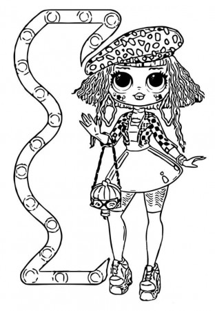 Neonlicious LOL OMG Coloring Page - Free Printable Coloring Pages for Kids