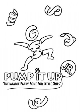 Pump It Up Coloring and Game Book Design | Daddy Design