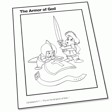 The Armor of God - Coloring Page - Super Church