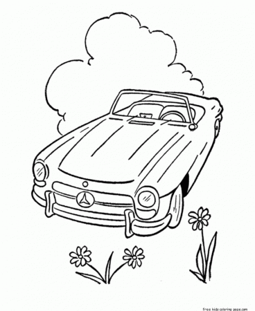 mercedes coloring pages - Clip Art Library