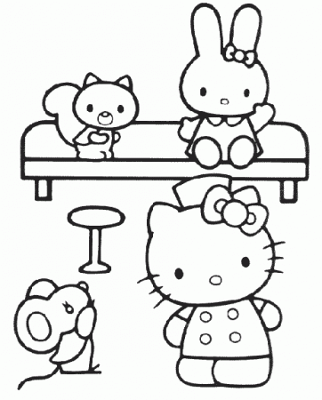 ▷ Coloring Pages Hello Kitty: Animated Images, Gifs, Pictures & Animations  - 100% FREE!