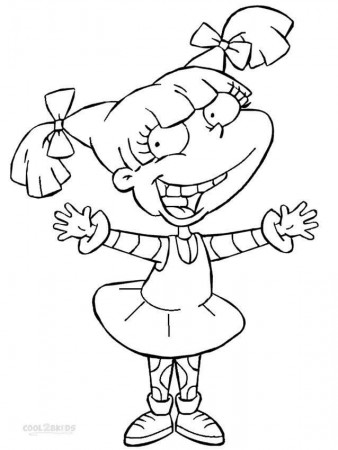 Angelica from Rugrats Coloring Page - Free Printable Coloring Pages for Kids