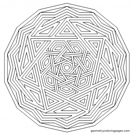 Geometry Coloring Pages - Album on Imgur