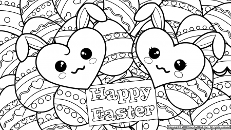 Easter Coloring Sheets For Preschoolers Easter Coloring Pages Free ...