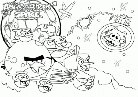 Angry Space Coloring Pages - Coloring Pages For All Ages