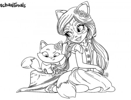 Enchantimals Coloring Pages. 70 Pictures. Print for Free | Cute coloring  pages, Poppy coloring page, Fox coloring page