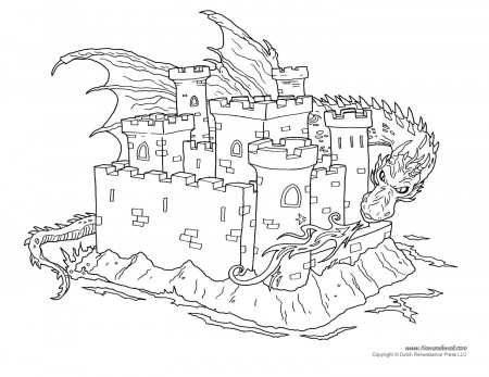 7 Pics of Wizard And Dragon Coloring Pages - Free Adult Coloring ...