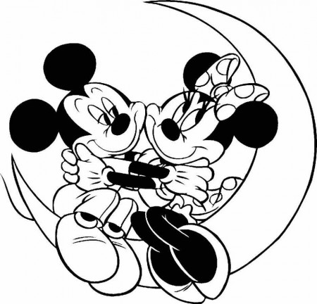 Mickey Mouse And Minnie Coloring Pages - High Quality Coloring Pages