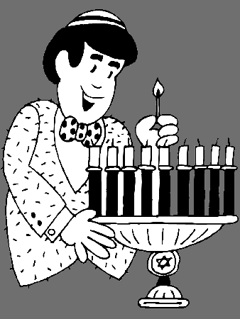 Hanukkah Coloring Page: Lighting the Menorah - PrimaryGames - Play ...