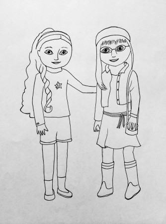 Coloring Pages: American Girl Mckenna Coloring Page Free Printable ...
