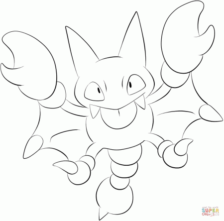 Umbreon coloring page | Free Printable Coloring Pages