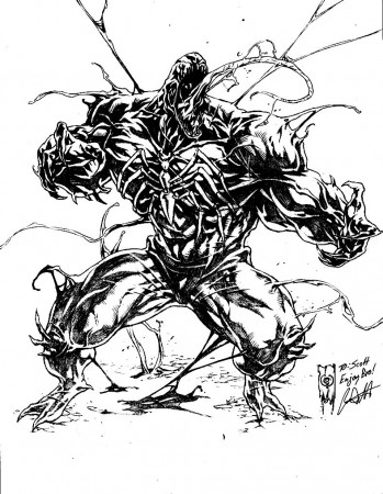 Venom Coloring Pages By Profoundrounds On ...