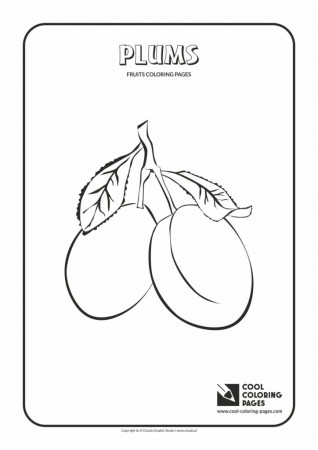 Cool Coloring Pages Plums coloring page - Cool Coloring Pages ...