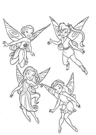 Free Printable Disney Fairies Coloring Pages For Kids