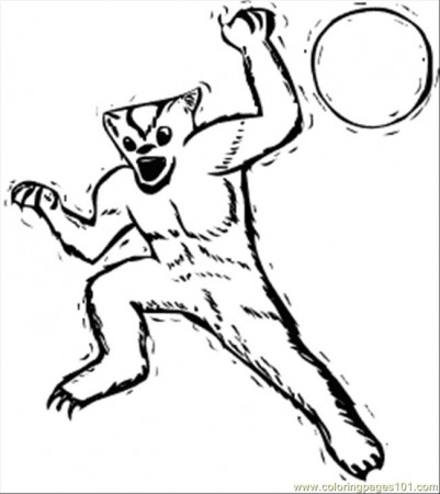 Werewolf Coloring Page - Free Monsters, Inc. Coloring Pages :  ColoringPages101.com