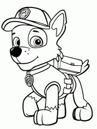 Paw Patrol Rocky coloring page | Free Printable Coloring Pages