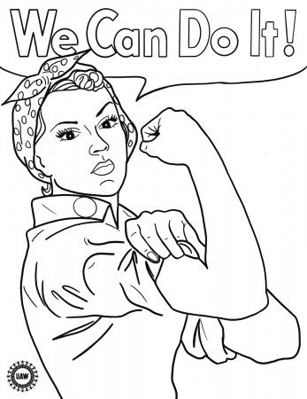UAW Coloring Pages | UAW