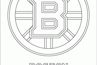 Bruins - Coloring Pages for Kids and for Adults