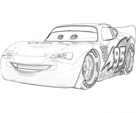 12 Pics of Lightning McQueen Side View Coloring Page - Lightning ...