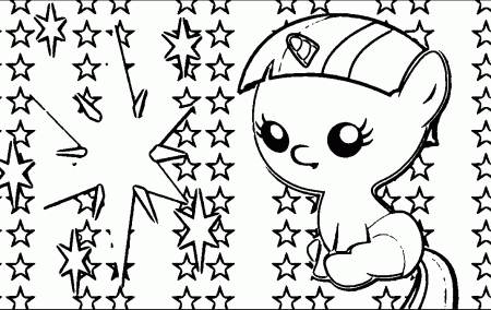 Pony Cartoon My Little Pony Coloring Page 136 | Wecoloringpage