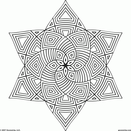 Pattern Coloring Pages - Widetheme