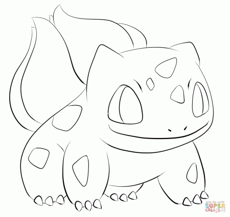 Bulbasaur coloring page | Free Printable Coloring Pages