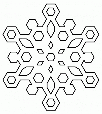 Aptitude Free Printable Snowflake Coloring Pages For Kids - Widetheme