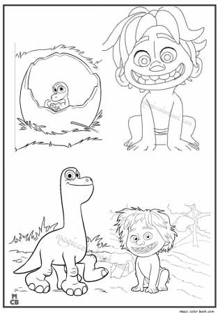 Good Dinosaur Coloring Pages free printable 36