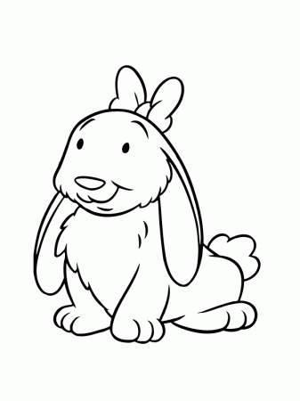 Coloring Page - Clifford coloring pages 28 | Puppy coloring pages, Bunny coloring  pages, Cartoon coloring pages