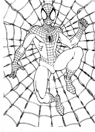 Spiderman Coloring Pages PDF Printable - ColoringFile