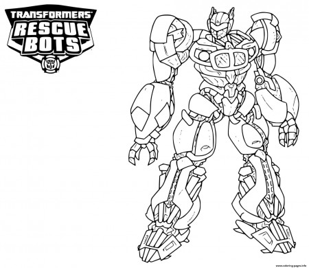 Transformers Rescue Bots Heatwave Coloring page Printable