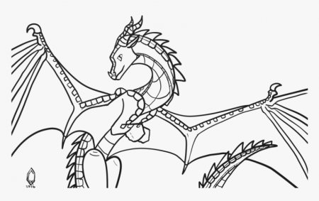 Wings Of Fire Coloring Pages Wings Of Fire Coloring - Skywing Wings Of Fire Coloring  Pages, HD Png Download , Transparent Png Image - PNGitem