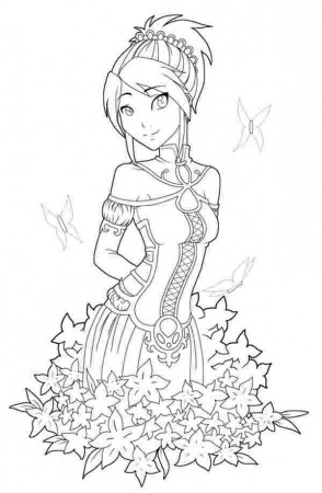 free coloring pages of anime anime coloring pages best coloring ...