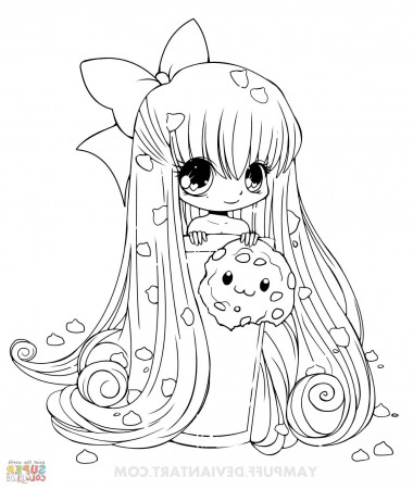 Best 15 Chibi Cookie Girl Coloring Page Photos