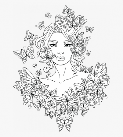 Medium Size Of Coloring Page - Woman Colouring Pages For Adults ...