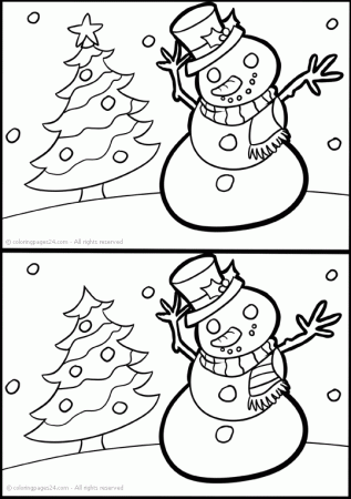 Find the Differences 12 | Coloring Pages 24