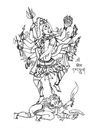 India & Bollywood - Coloring Pages for adults | Dance coloring ...