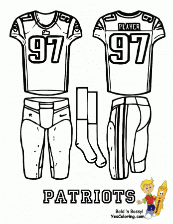 Reading New England Patriots Logo Coloring Page Free Printable ...