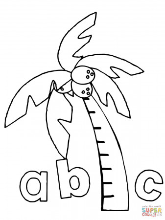 Chicka chicka boom boom coloring pages | Free Coloring Pages