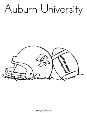 Auburn Coloring Pages