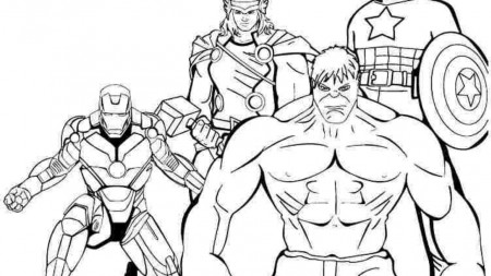 13 Best Free Printable Avengers Coloring Pages For Kids and Adults