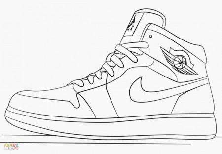 27+ Great Photo of Nike Coloring Pages - albanysinsanity.com | Color, Coloring  pages, Air jordans