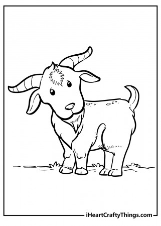 Printable Goat Coloring Pages (Updated 2022)