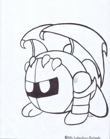 All Meta Knight Coloring Pages - Coloring Pages For All Ages